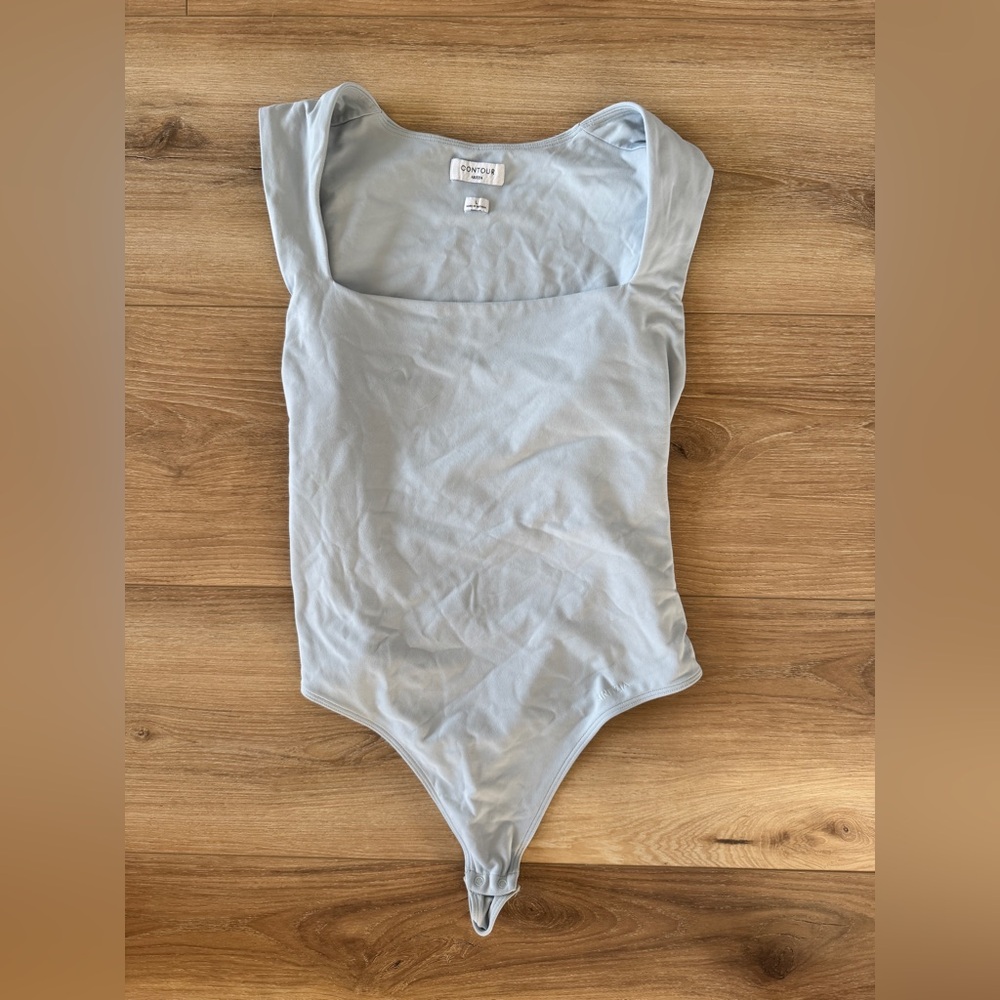 Aritzia Baby Blue Contour Bodysuit